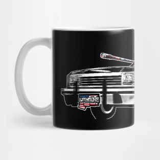 Highway Punchado Car Upgraded v. Blank Text 01 Mug